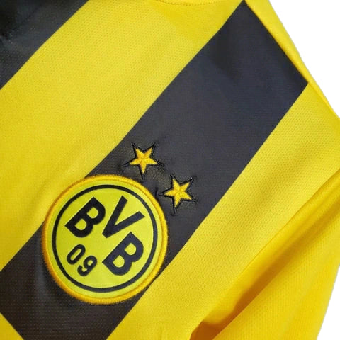 Camisa Borussia Dortmund Retrô 12/13 - Amarela e Preta