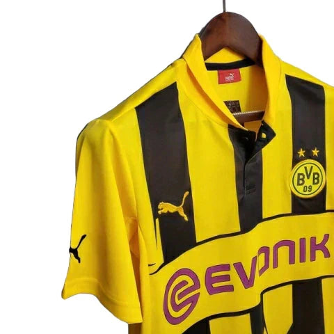 Camisa Borussia Dortmund Retrô 12/13 - Amarela e Preta