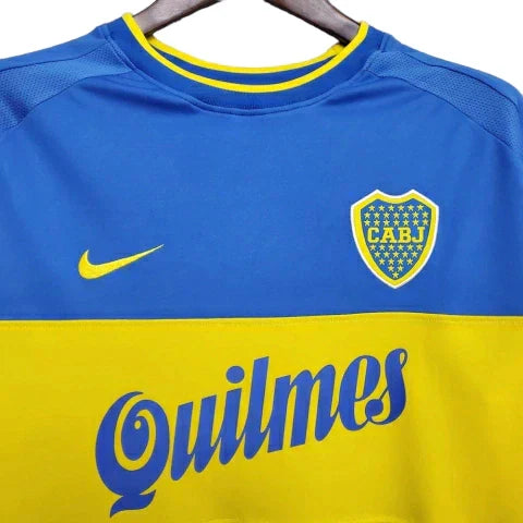 Camisa Boca Juniors Retrô 99/00 - Azul e Amarela