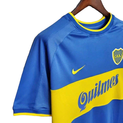 Camisa Boca Juniors Retrô 99/00 - Azul e Amarela