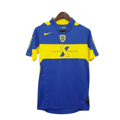 Camisa Boca Juniors Retrô 2005 Azul e Amarela
