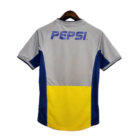 Camisa Boca Juniors Retrô 2002 Cinza