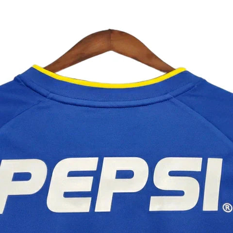 Camisa Boca Juniors Retrô 2002 Azul e Amarela