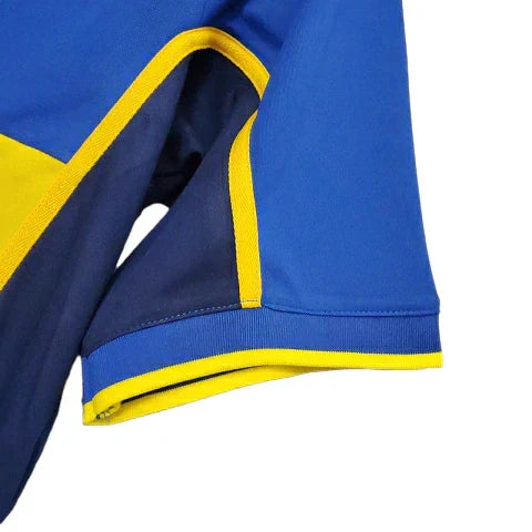 Camisa Boca Juniors Retrô 2002 Azul e Amarela