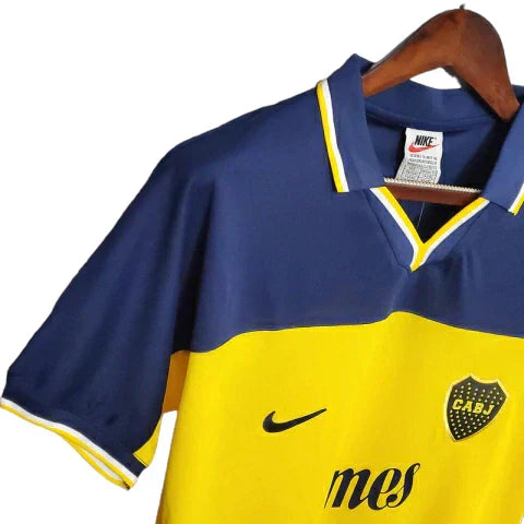 Camisa Boca Juniors Retrô 1999 Azul e Amarela
