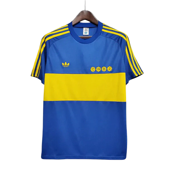 Camisa Boca Juniors Retrô 1981 Azul e Amarela