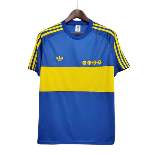 Camisa Boca Juniors Retrô 1981 Azul e Amarela