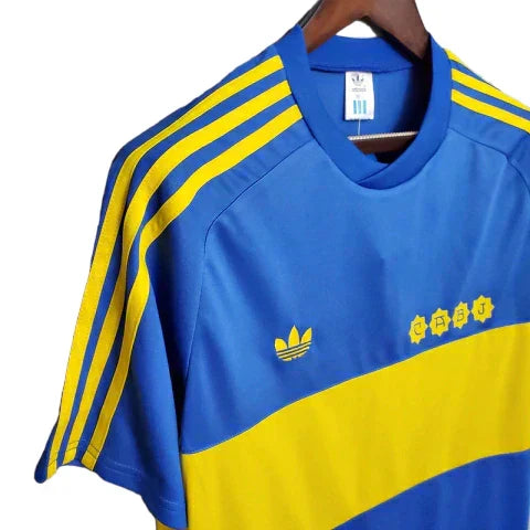 Camisa Boca Juniors Retrô 1981 Azul e Amarela