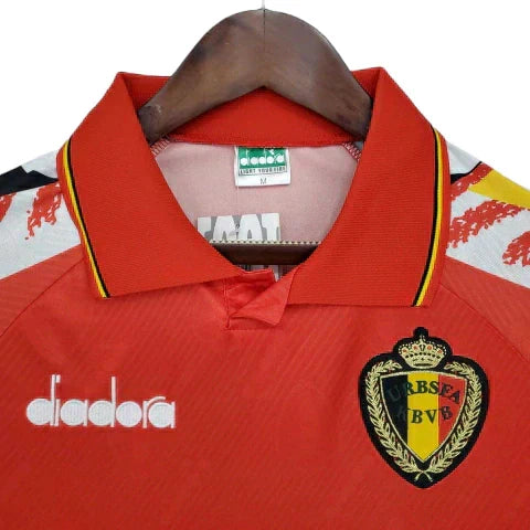 Camisa Retrô Torcedor Masculina Bélgica 2004