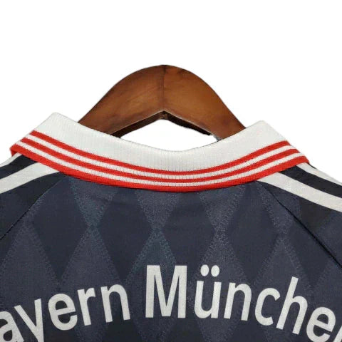Camisa Bayern Retrô 1997/1999 Preta e Vermelha