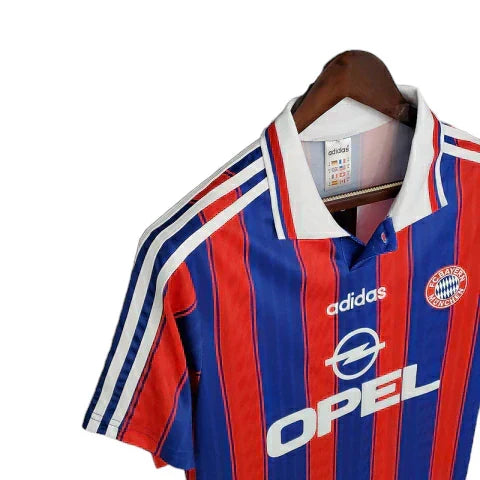 Camisa Bayern de Munique Retrô 1995/1997 Azul e Vermelha