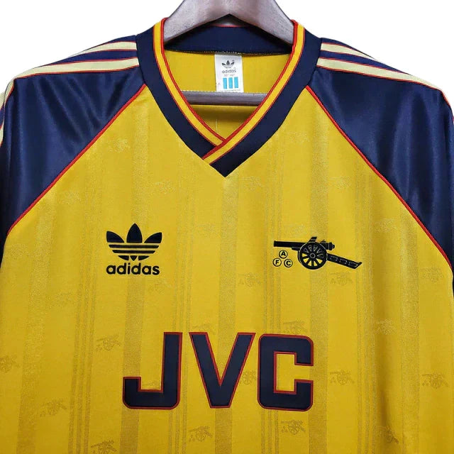 Camisa Arsenal Retrô 1988/1989 Amarela