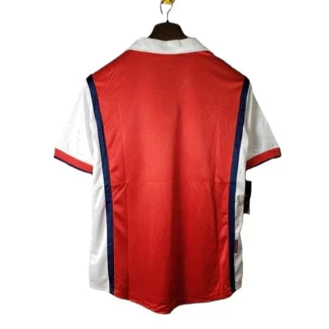 Camisa Arsenal Retrô 1998 Vermelha e Branca
