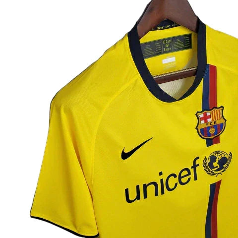 Camisa Retrô Torcedor Masculina Barcelona 2008