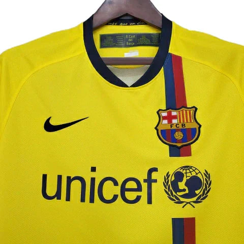 Camisa Retrô Torcedor Masculina Barcelona 2008
