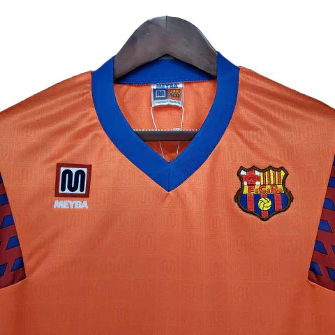 Camisa Retrô Torcedor Masculina Barcelona 1989