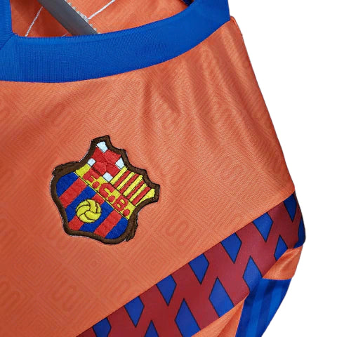 Camisa Retrô Torcedor Masculina Barcelona 1989