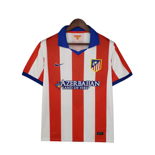 Camisa Atlético de Madrid Retrô 2014/2015 Branca e Vermelha
