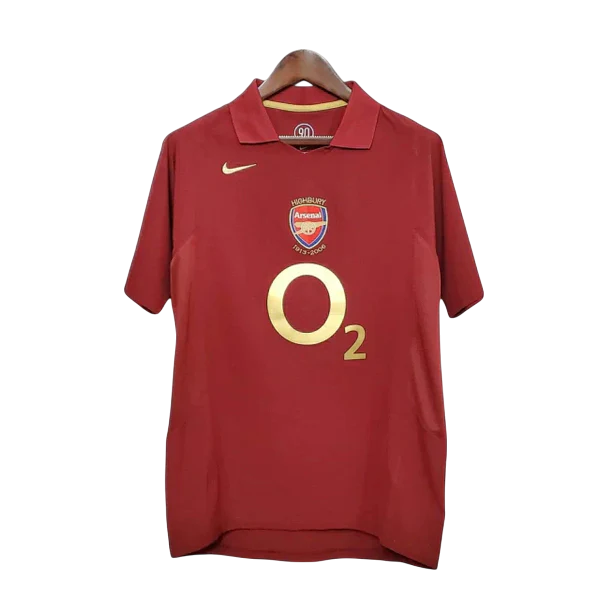 Camisa Retrô Torcedor Masculina Arsenal 2005