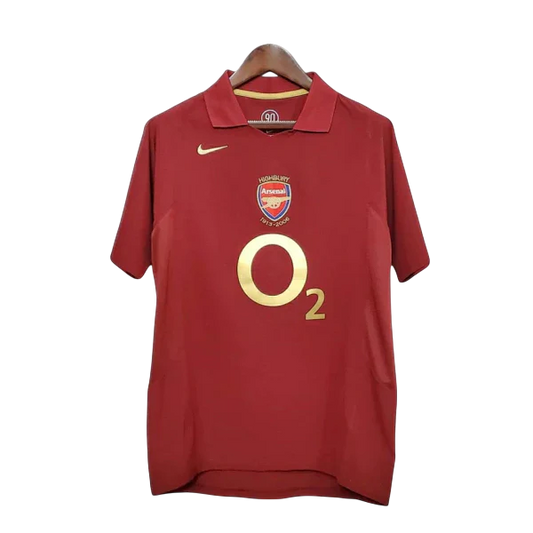 Camisa Arsenal Retrô 2005/2006 Vinho