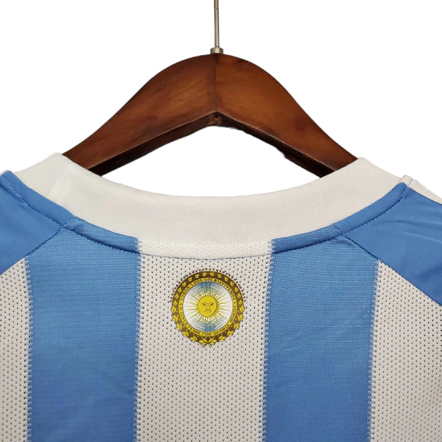 Camisa Retrô Torcedor Masculina Argentina 2010