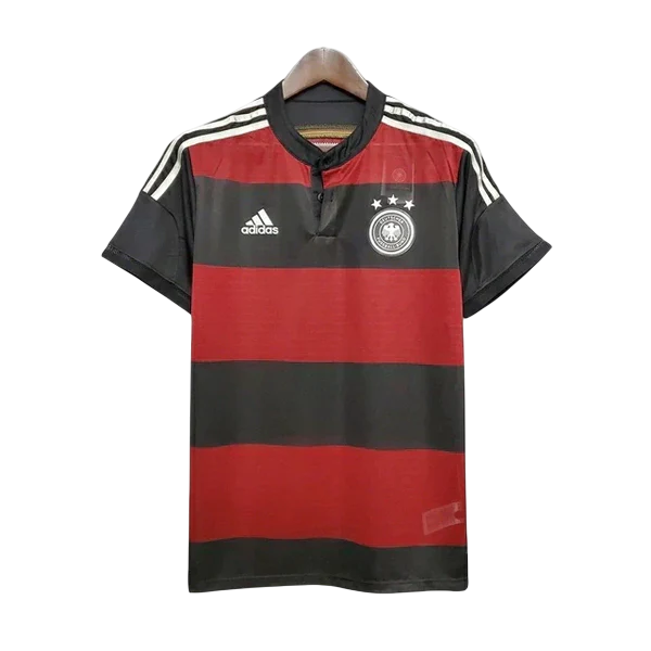 Camisa Alemanha Retrô 2014 - Preto e Vermelha