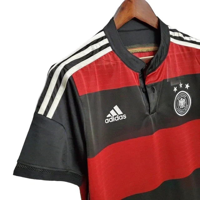 Camisa Alemanha Retrô 2014 - Preto e Vermelha