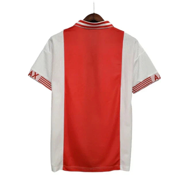 Camisa Ajax Retrô 1997/1998 Vermelha e Branca