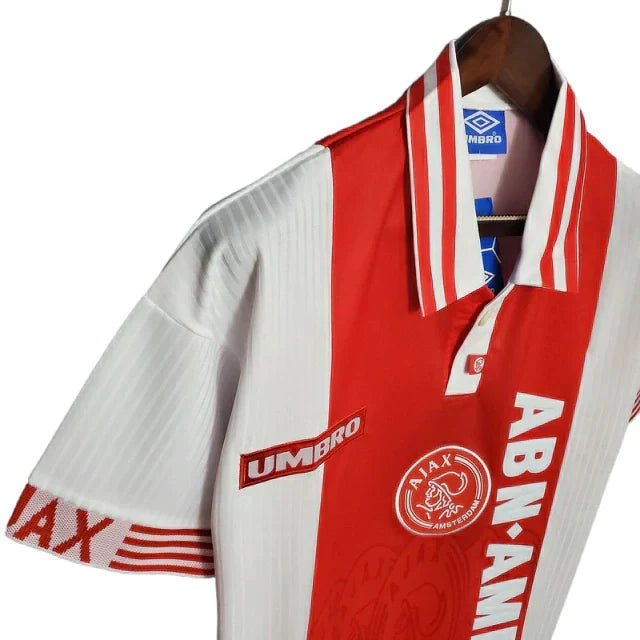 Camisa Ajax Retrô 1997/1998 Vermelha e Branca