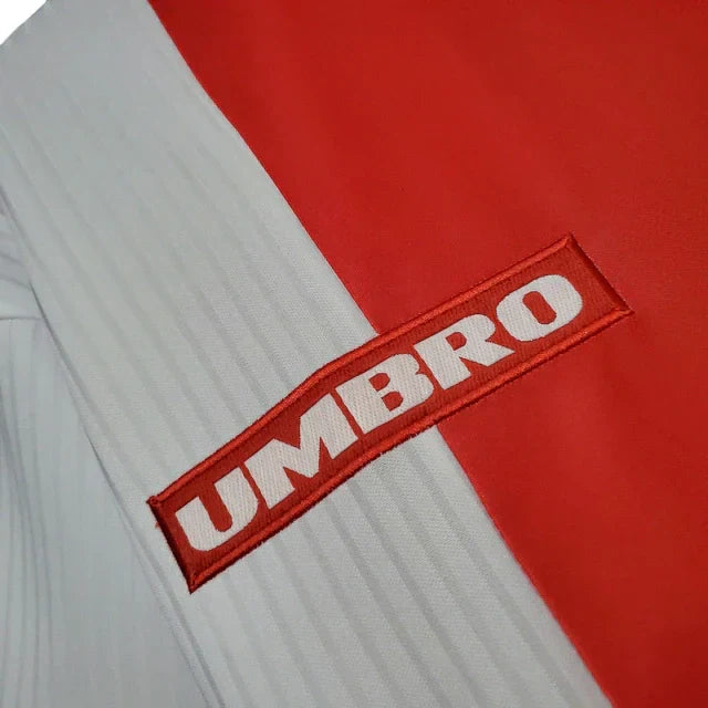 Camisa Ajax Retrô 1997/1998 Vermelha e Branca
