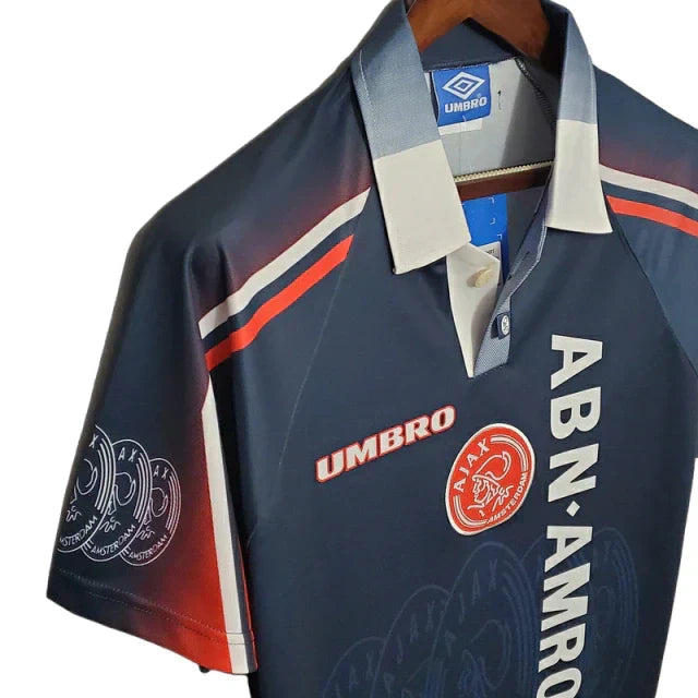 Camisa Ajax Retrô 1997/1998 Azul