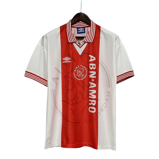 Camisa Ajax Retrô 1995/1996 Vermelha e Branca