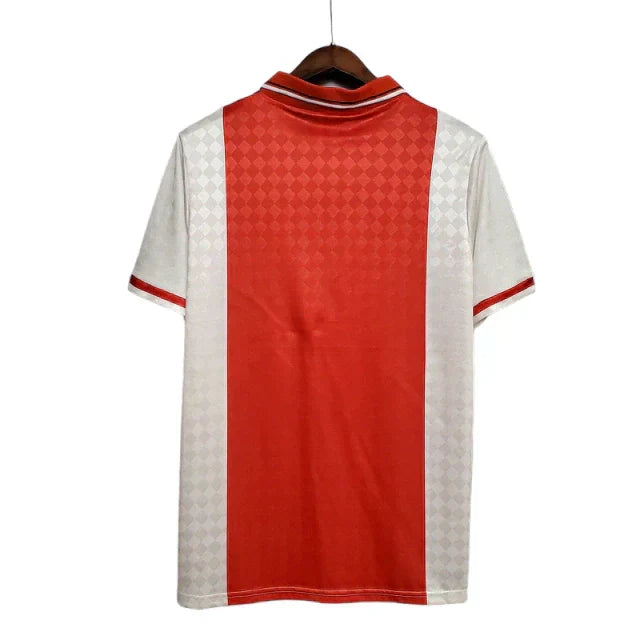 Camisa Ajax Retrô 1990-1992 Vermelha e Branca