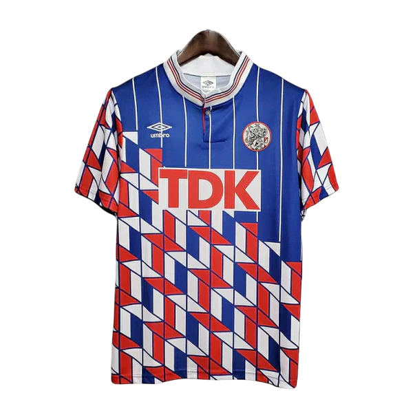 Camisa Ajax Retrô 1990 Azul