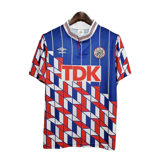 Camisa Ajax Retrô 1990 Azul
