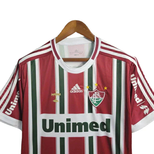 Camisa Fluminense I 2012 Retro Masculina - Tricolor Unimed