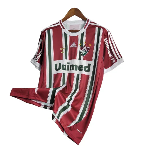 Camisa Fluminense I 2012 Retro Masculina - Tricolor Unimed