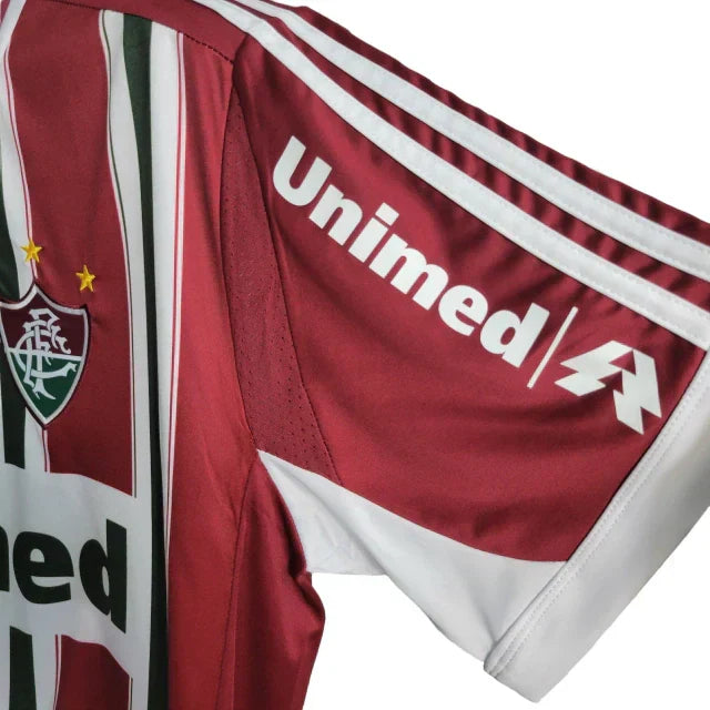 Camisa Fluminense I 2012 Retro Masculina - Tricolor Unimed