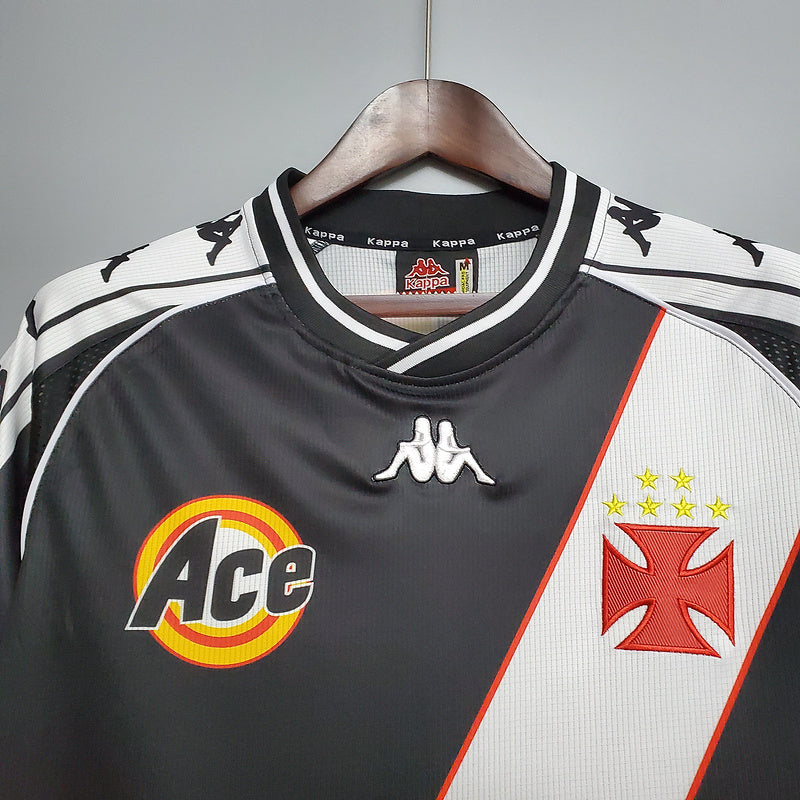Camisa Retrô Vasco I Home 2000/01 Masculino Preto