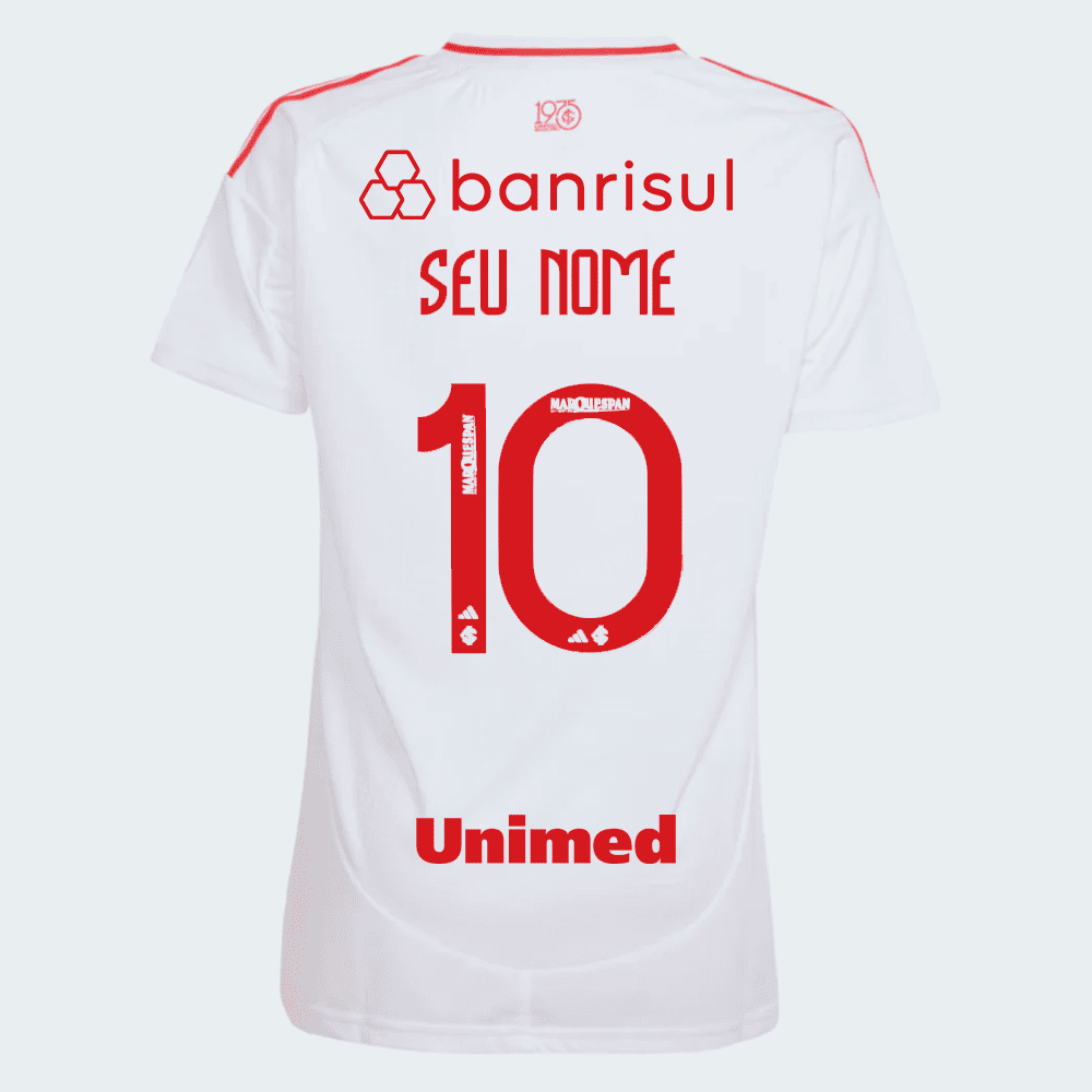 Camisa Torcedor Feminina Internacional II 2025/2026 Com Patrocínios