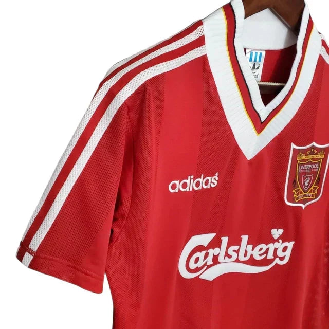 Camisa Liverpool Retrô 1996/1997 Vermelha e Branca