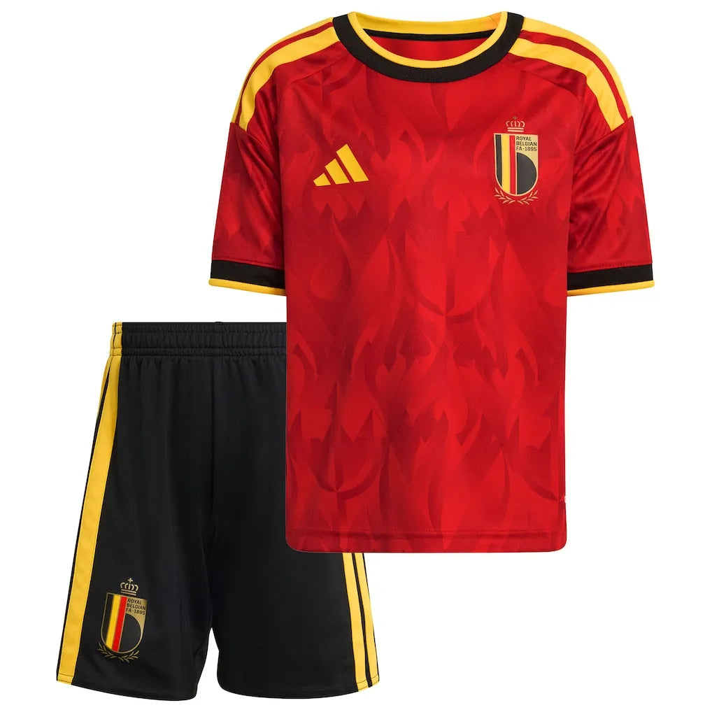 Conjunto Infantil Bélgica I 2026 Copa do Mundo